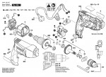 Bosch 0 601 13A 703 Gbm 350 Re Drill 230 V / Eu Spare Parts